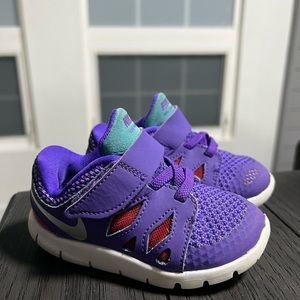 Purple Nike shoes